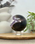 Large Natural Amethyst & Agate Sphere Geode - SPH0159