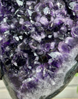 Huge Natural Amethyst Specimen on Metal Stand - MWS3149