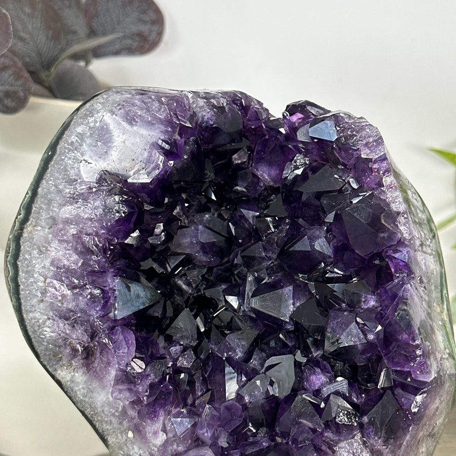 Natural Uruguayan Amethyst Crystal Formation - MWS3083