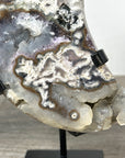 Outstanding Amethyst & Agate Moon Carving - MWS2370