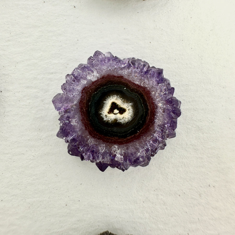 Unique Small Stalactite Slices Set - Natural Crystal for Handmade Jewelry - STS0035