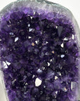 Natural A Grade Amethyst Cluster with Stand - MWS3394