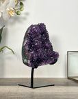 Amethyst Crystal Cluster on Stand for Home Decor Display - MWS2643