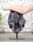Natural Amethyst Stalactite Crystals Specimen - MWS0399