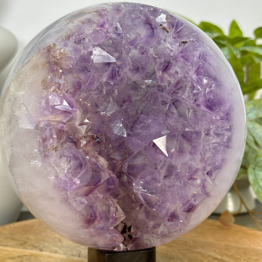 Huge Amethyst &amp; Agate Sphere Geode from Uruguay - SPH0165