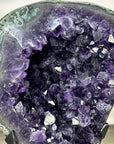 Deep Purple Amethyst Cluster with Green Jasper Shell - MWS3319