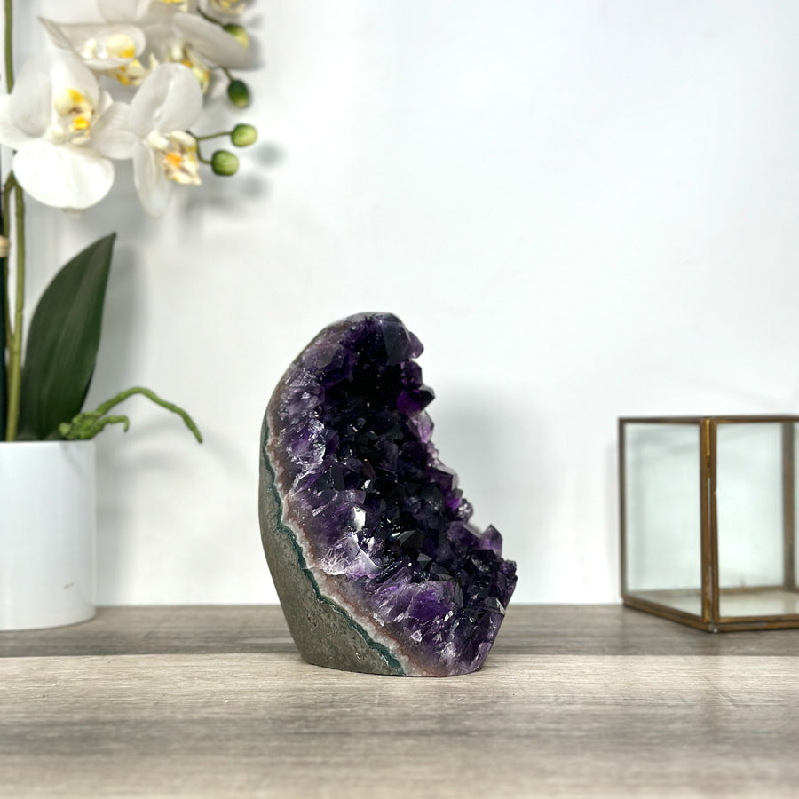 Amethyst Crystal Cluster with Deep Purple Points - CBP1226