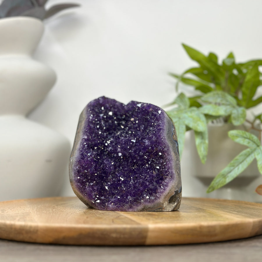 Natural Amethyst Self Standing Cathedral - CBP1294