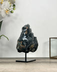 Natural Grey Tone Quartz Cluster with Stalactite Formation - MWS2762