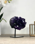 Top Grade Amethyst Stone Heart Carving - HST0311
