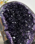 Premium Qualuty Amethyst Geode with Handmade Metallic Stand - MWS2437