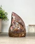 Red Jasper Stone Flame Carving - FST0167