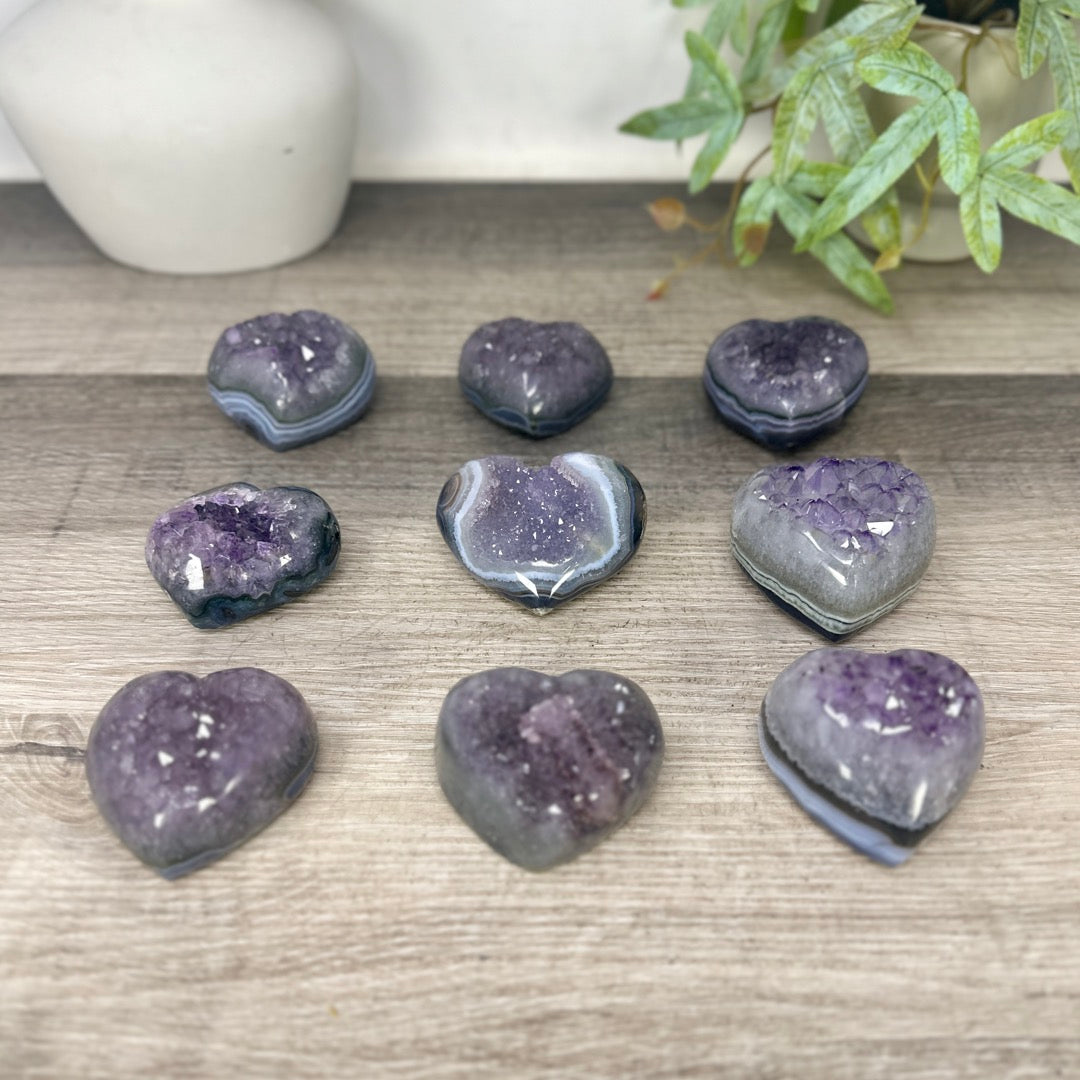 Mixed Minerals Hearts Set - MHLT0358