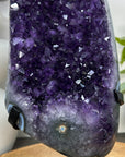 Top Grade Natural Amethyst Statement Piece on Stand for Home Decor - MWS3069