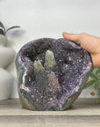 Unique Natural Amethyst Geode with Collection Grade Calcite Specimen - CBP1421