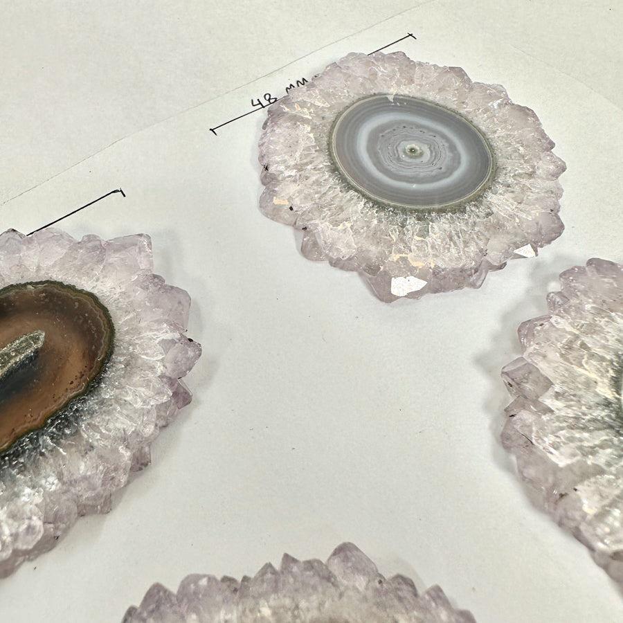 Genuine Stalactite Slices Flat - Perfect for Crafting Unique Jewelry - STS0075