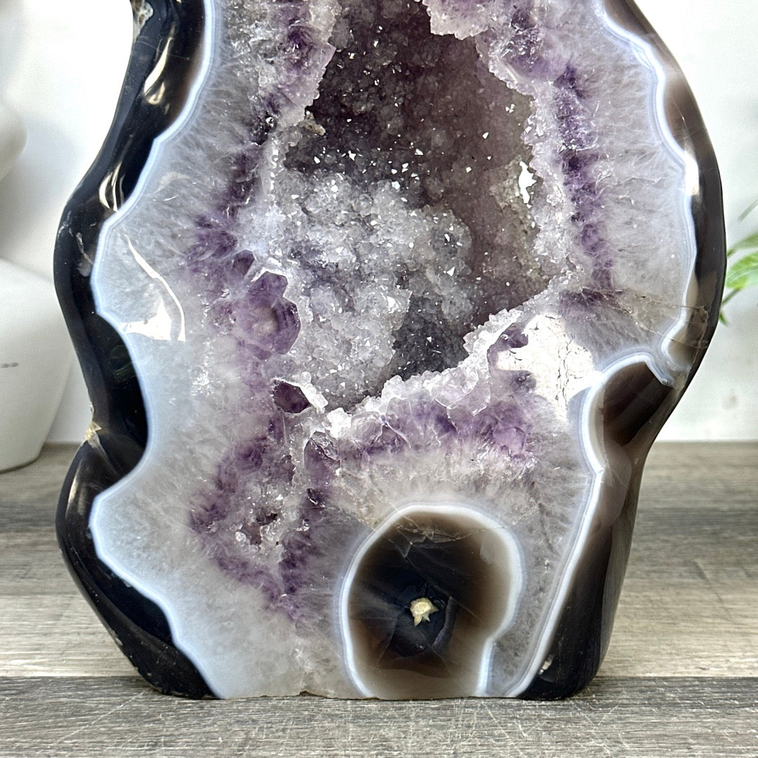 Uruguayan Amethyst &amp; Agate Polished Statement Piece - CBP1432