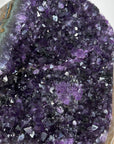 Natural Self Standing Amethyst with Green Jasper Matrix - CBP1118