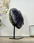 Large Deep Purple Uruguayan Amethyst Stone Heart - HST0344