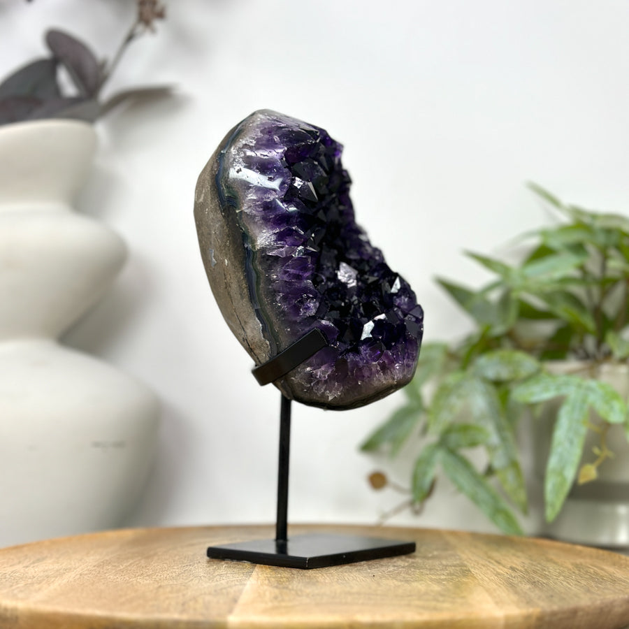 Top Grade uruguayan Amethyst Crystal on Stand - MWS3255
