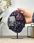 Rare Amethyst & Calcite Crystal Specimen - MWS2335