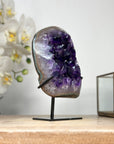 Natural Amethyst Cluster with Large & Shinny Crystals - MWS2126