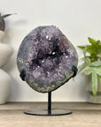 Large Amethyst Geode with Stunning Green Jasper Shell - MWS3343