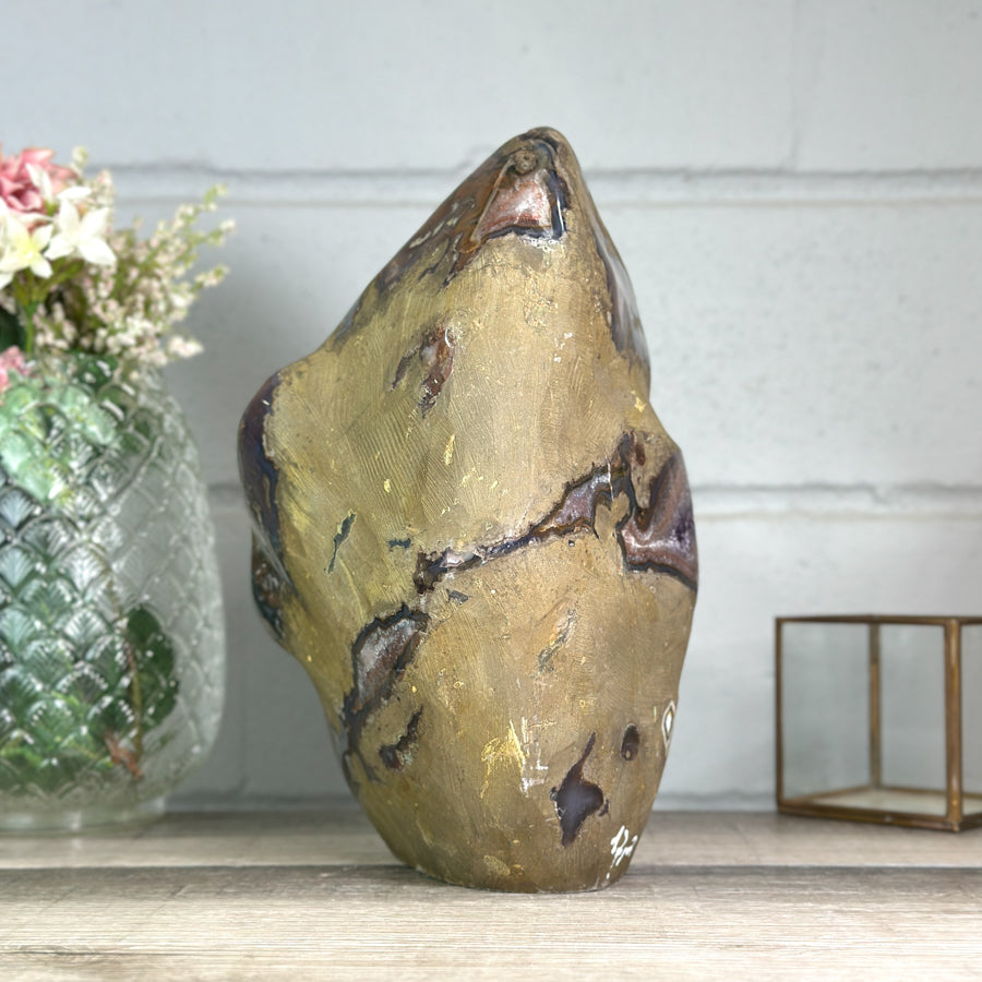Top Quality Natural Amethyst Geode with Stalactite Formations - CBP1256