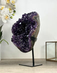 Natural Uruguayan Amethyst Geode with Deep Purple Crystals - MWS2467