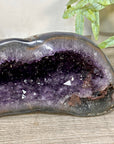 Amethyst Stone Geode with Agate Shell - STGE0100
