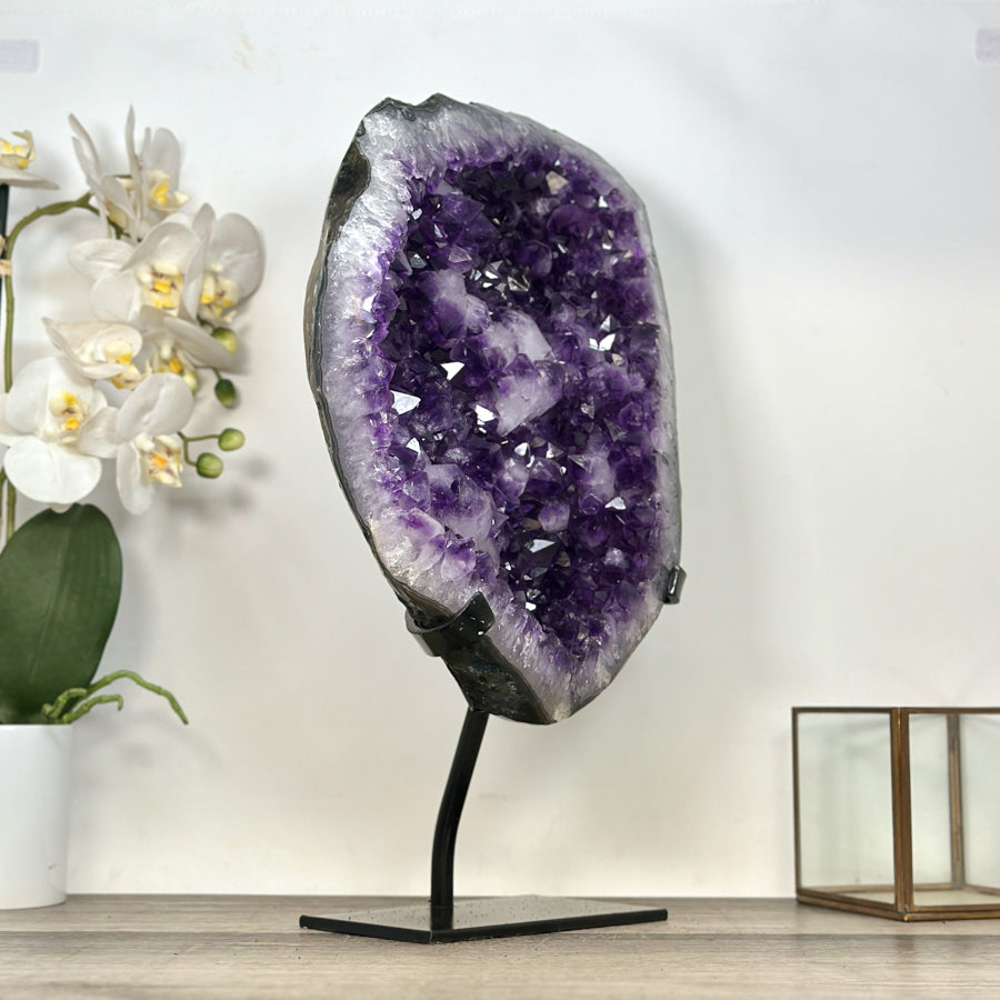 Uruguayan Large Amethyst Specimen with Beautiful Large Crystals - MWS2969
