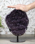 Natural Amethyst Geode with Stalactite Formations - Impressive Centerpiece for New Home - MWS0334