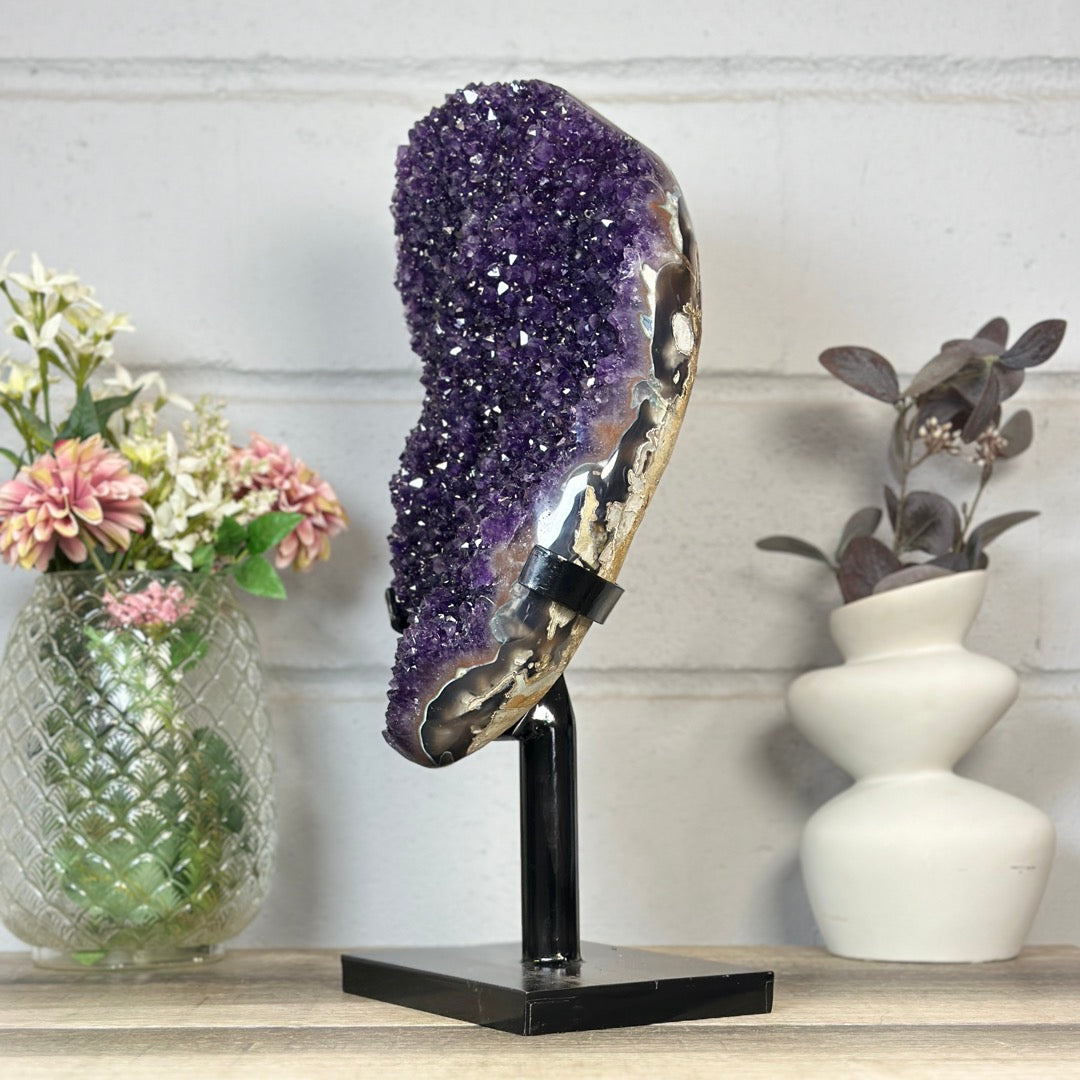Natural 19 in Tall Amethyst Crystal Specimen Statement Piece - MWS3406