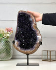 XXL Amethyst Geode with Jasper Shell - MWS2443