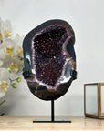 Urguayan Amethyst & Agate Natural Geode - MWS1974