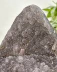 Natural Sugar Quartz Specimen on Metal Stand - MWS3371