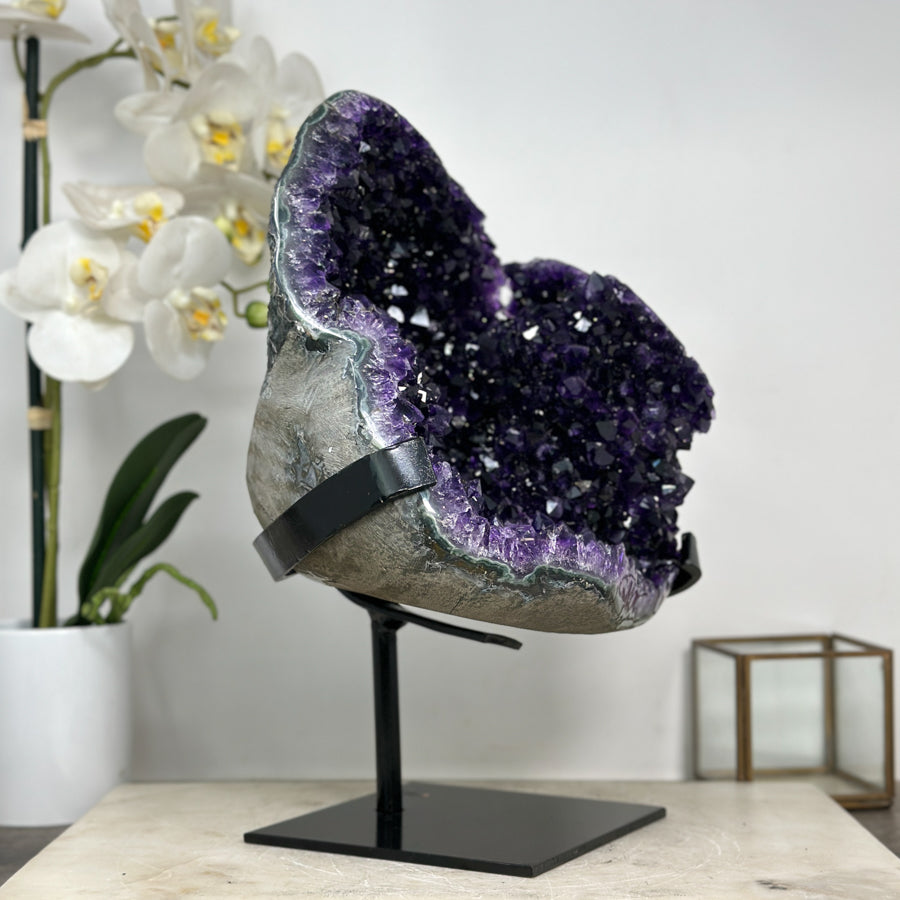 XL Natural Amethyst Geode, Premium Uruguayan Amethyst - MWS1855