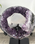 Natural Amethyst Cluster with Calcite Crystal - MWS2847