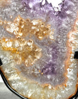 XXL Amethyst & Quartz Geode Slice Portal - MWS2333