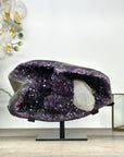 Huge Natural Amethyst Stone Geode with Rare Calcite Formation - MWS2836