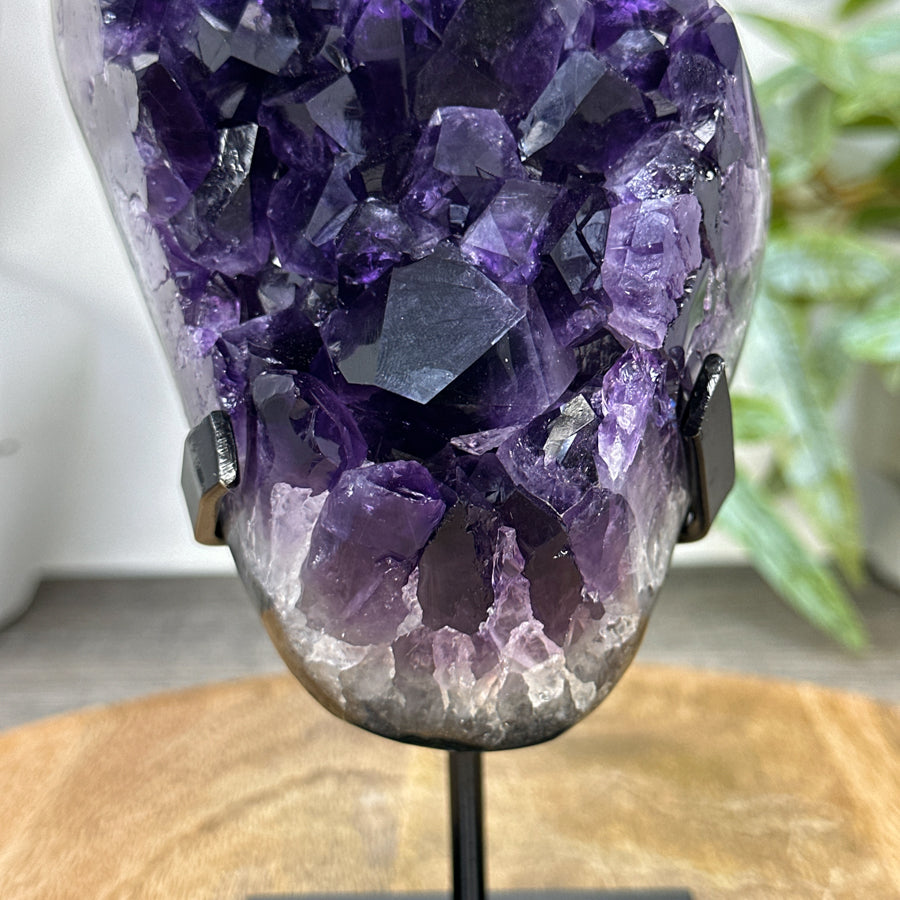 Top Quality Natural Amethyst Crystal Cluster on Stand - MWS3257