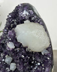 Natural Amethyst Cluster with Calcite Crystal Inclusions - MWS2215