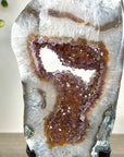 Natural Caramel Amethyst & Quartz Slice Portal - MWS2247