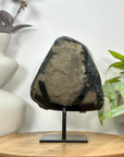 Natural Amethyst, Calcite & Black Hematite Crystal Specimen - MWS3095