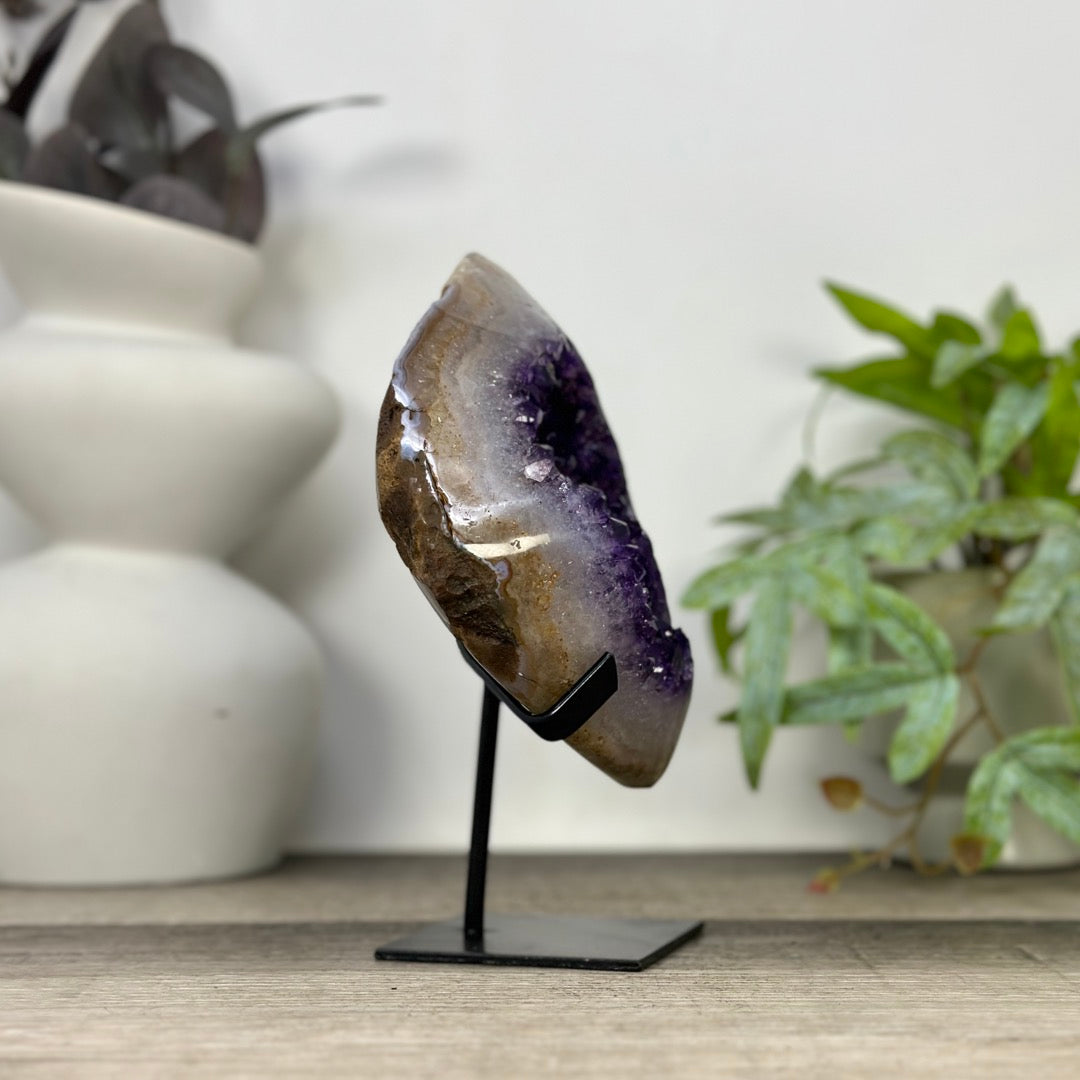 Stunning Amethyst Flower on Stand - MWS3307