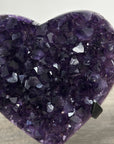 Natural Deep Purple Amethyst Stone Heart Carving - HST0313