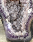 Huge Polished Sugar Amethyst & Agate Geode Statement Piece - CBP1436