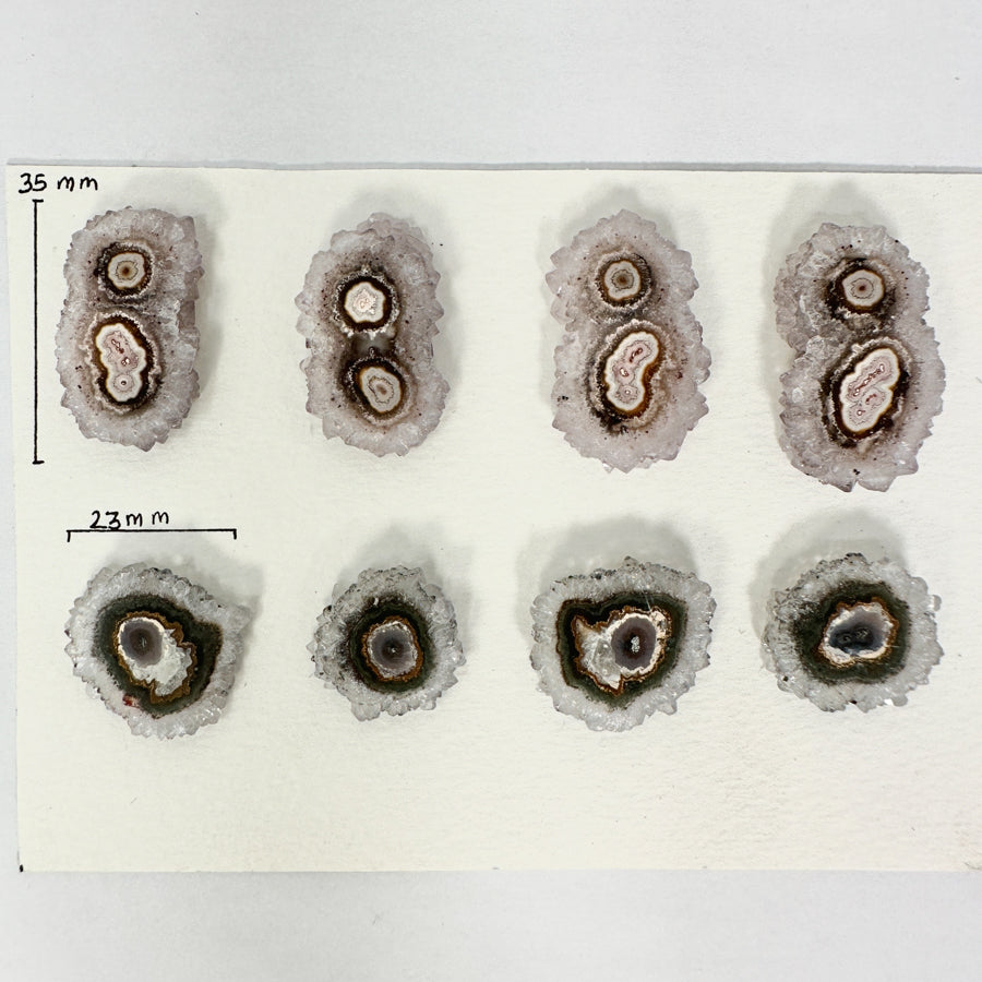 Quartz Stalactite Slices Wholesale Flat - Ideal for Pendants - STS0005