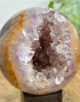 Amethyst & Agate Sphere Geode with Crystal Cavity - SPH0204