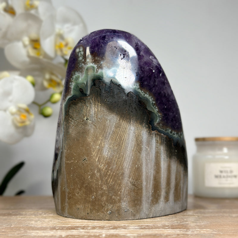 Stunning Amethyst Cathedral with Large Purple Crystals - CBP1095